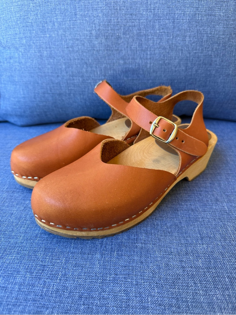 Mia Sofia Clog Luggage Leather 40
